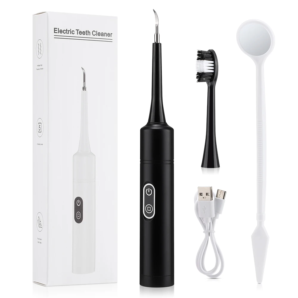 Teeth Whitening Toothbrush - Electric Sonic Vibration Dental Scaler Teeth