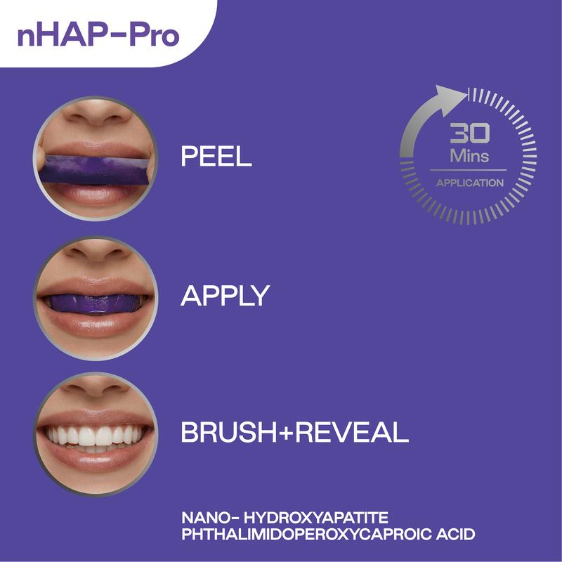 Purple Teeth Whitening Strips  - Teeth Whitening Strips Permanent 评论和价格
