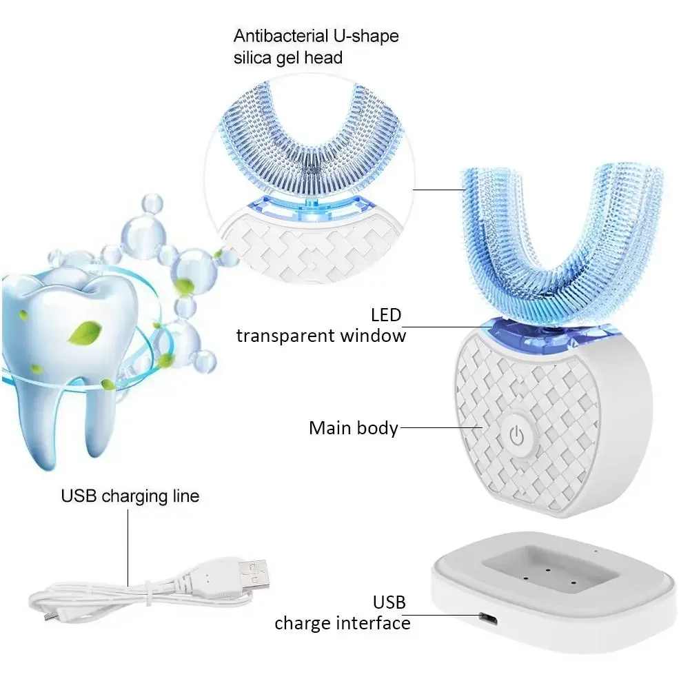 Ultrasonic Electric Toothbrush - Teeth Whitening Toothbrush 评论和价格
