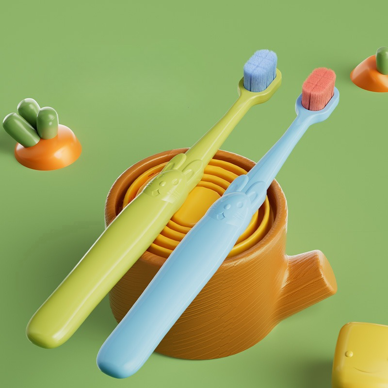 Cute Rabbit Shaped Children To - Teeth Whitening Toothbrush 评论和价格