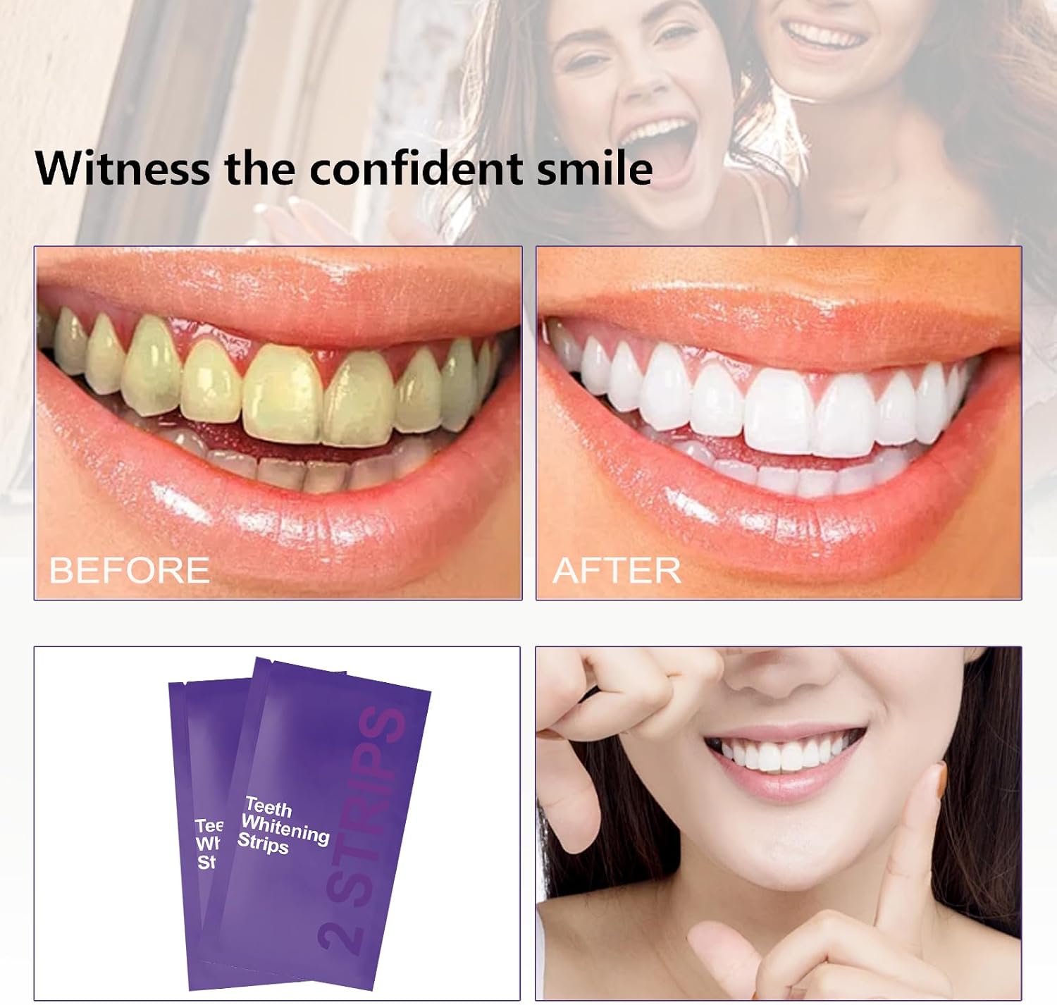 7pcs Premium Purple Whitening  - Teeth Whitening Kit At Home 评论和价格