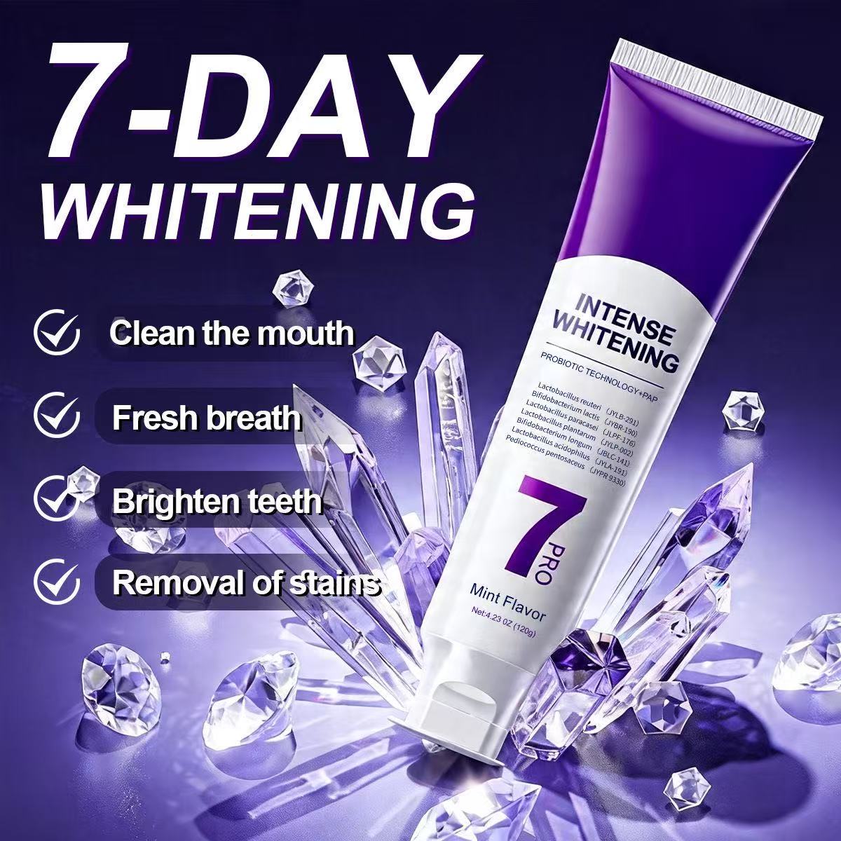 7-Pro Probiotic Whitening Toot - Teeth Whitening Treatment 评论和价格