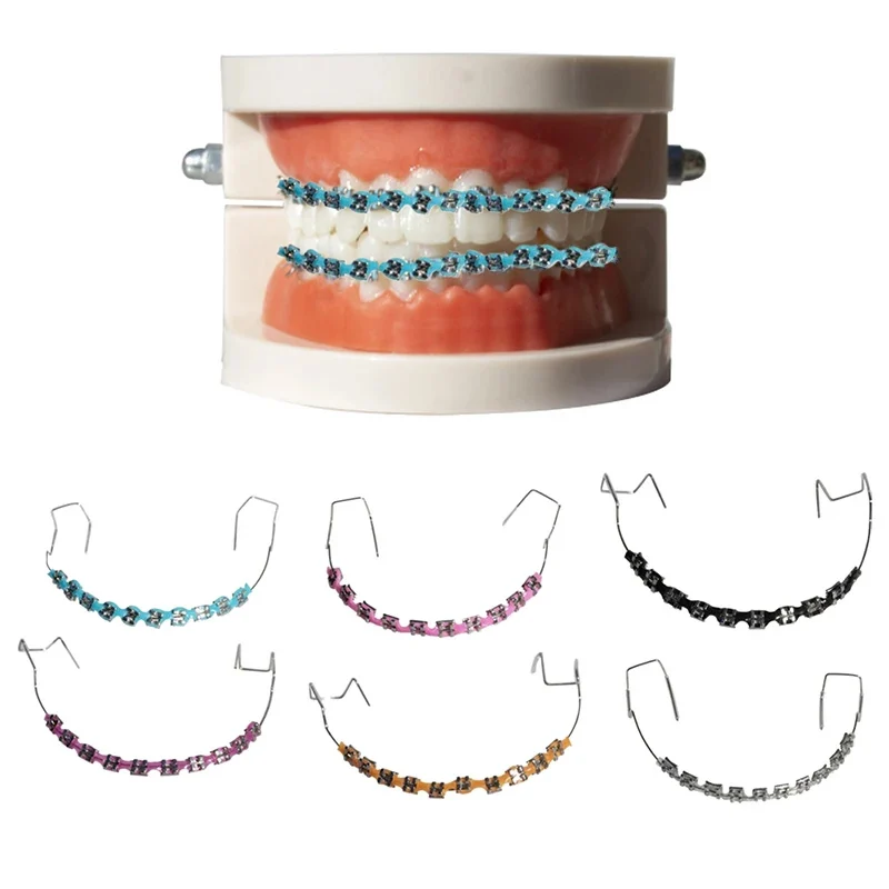 Fashion Braces 1 Pair Colorful - Teeth Whitening Mask 评论和价格
