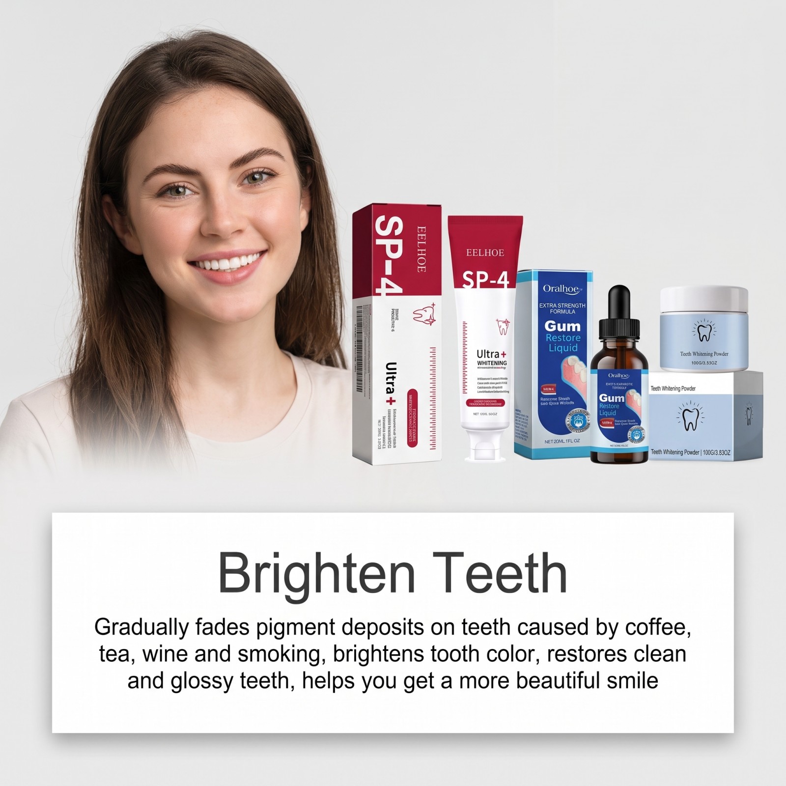 Oral Care Combo Set Whitening  - Teeth Whitening Gel 评论和价格