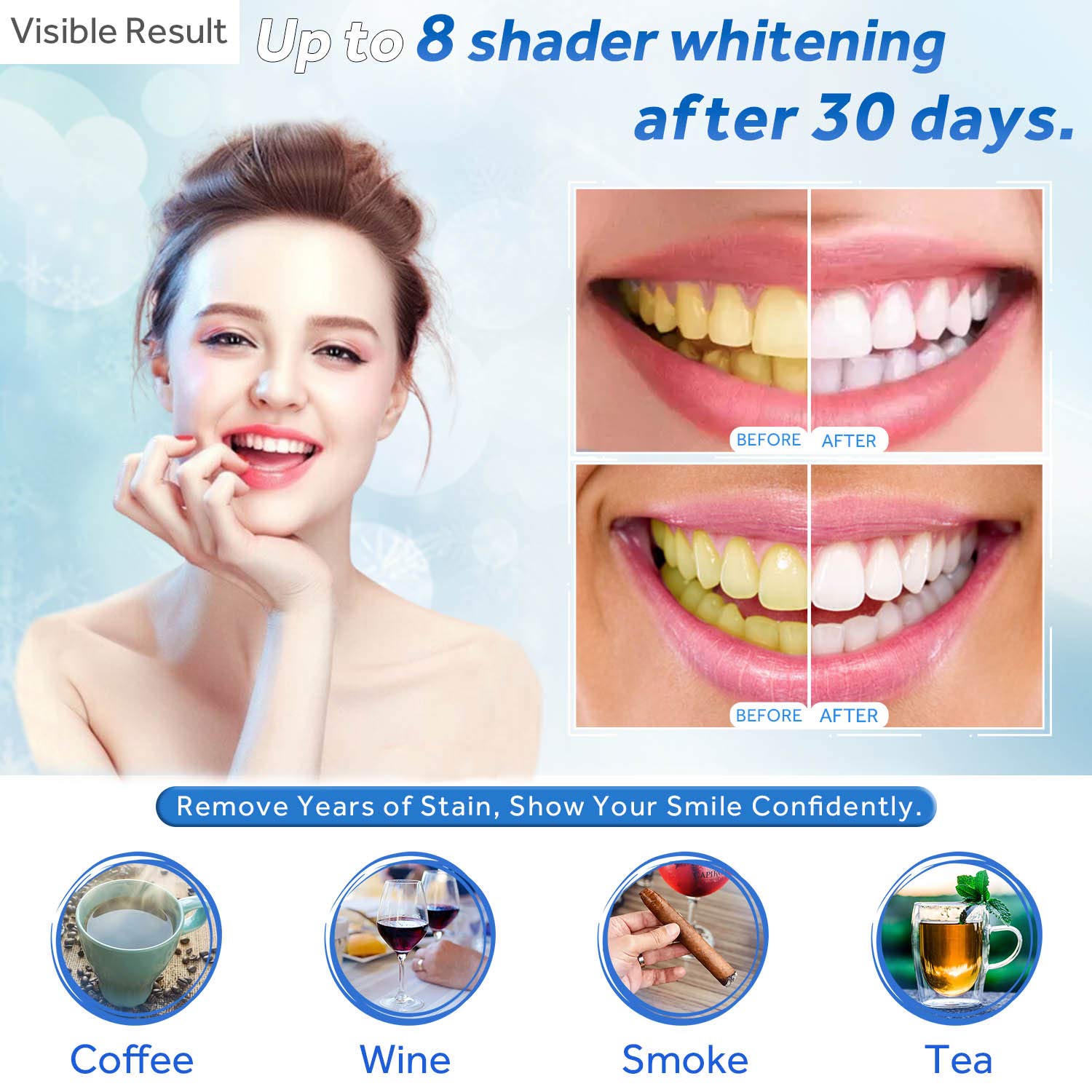 Teeth Whitening Gel Refill Syr - Teeth Whitening App 评论和价格