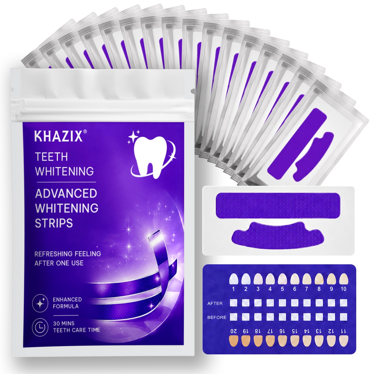 1/7 Pairs Teeth Whitening Stri - Teeth Whitening Street 评论和价格