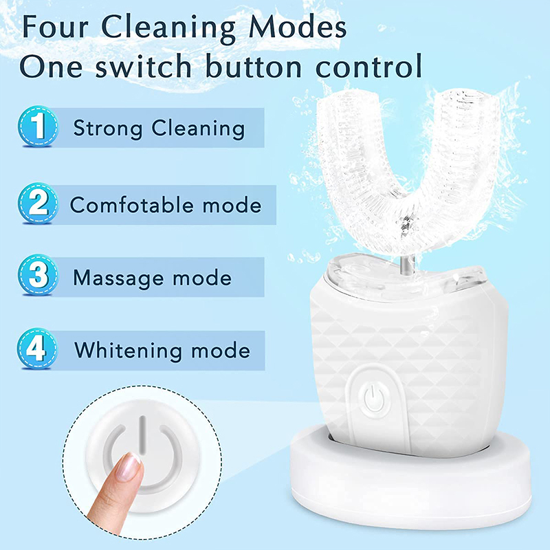 U-Shaped Rechargeable Light Qu - Teeth Whitening Kit At Home 评论和价格