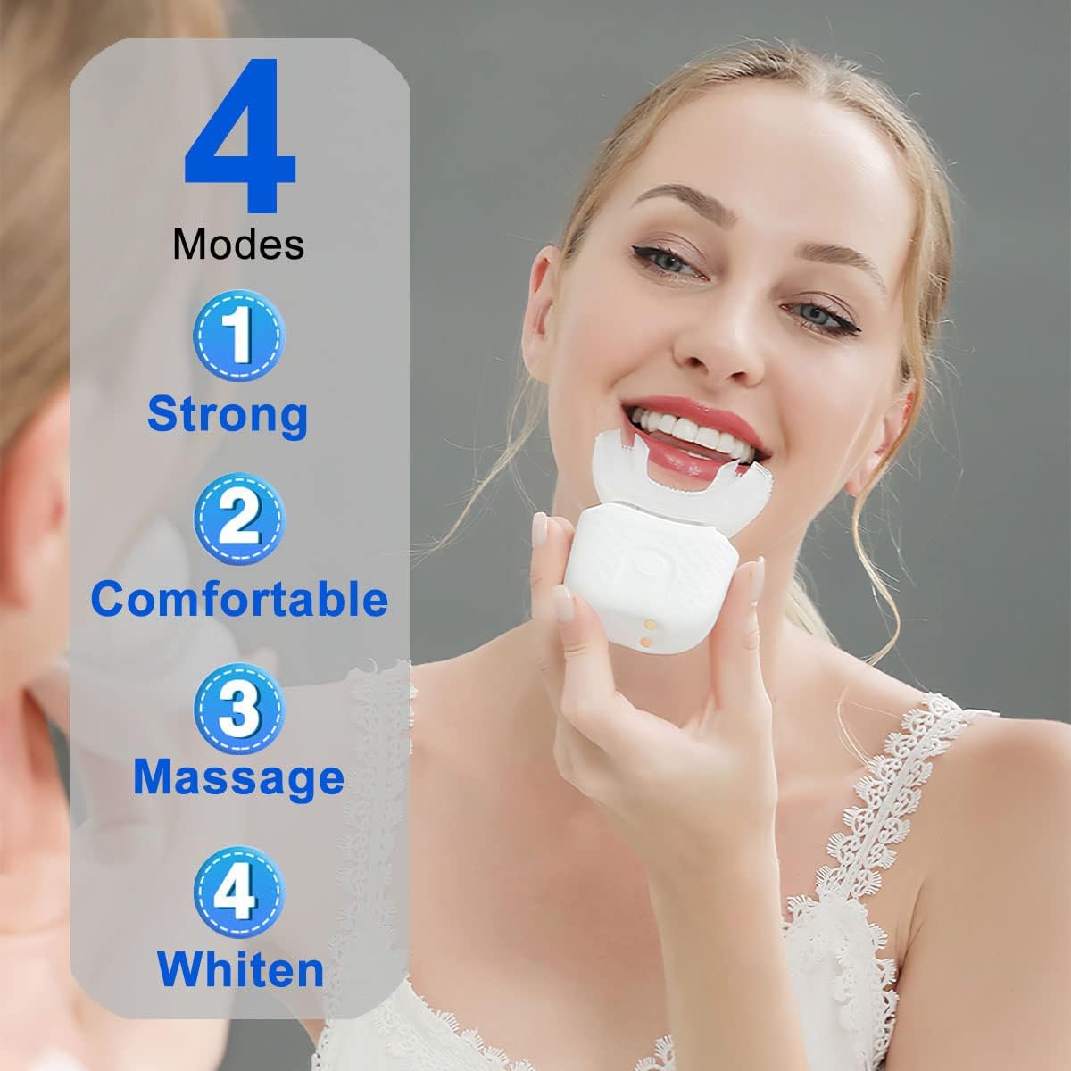 Dental Care U shape electric t - Teeth Whitening Toothbrush 评论和价格