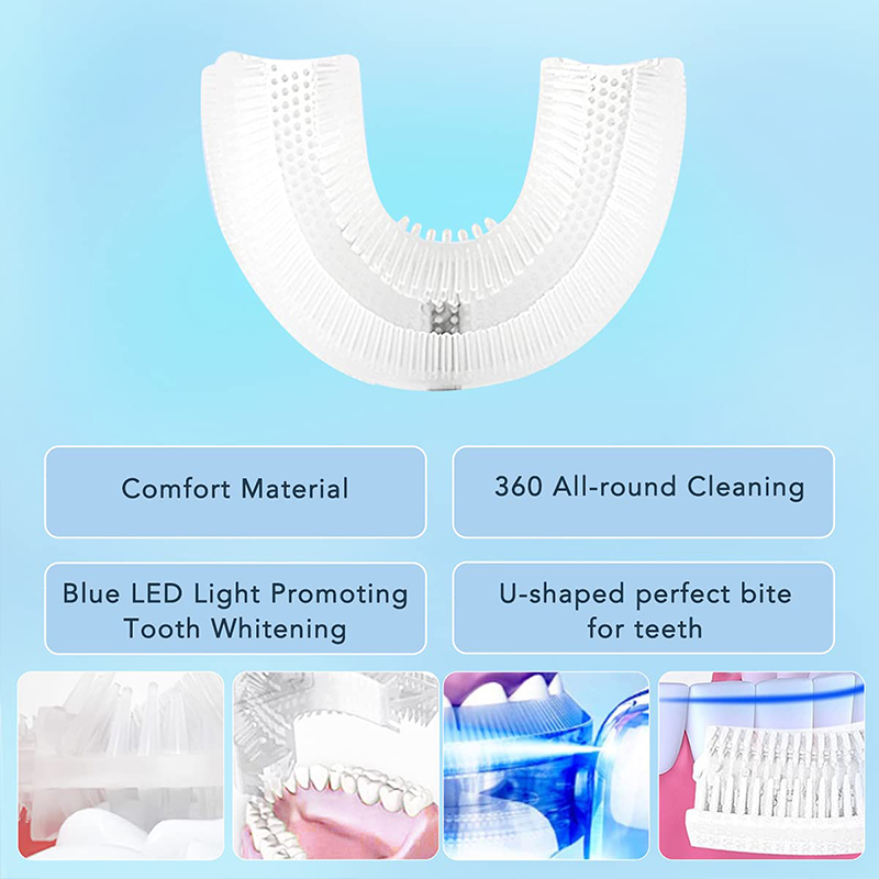 Dental Care U shape electric t - Teeth Whitening Toothbrush 评论和价格