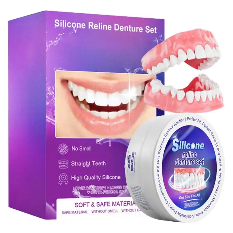 Silicone Denture Set Fit Tempo - Teeth Whitening Mask 评论和价格