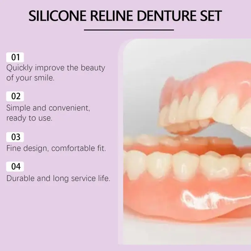 Silicone Denture Set Fit Tempo - Teeth Whitening Mask 评论和价格