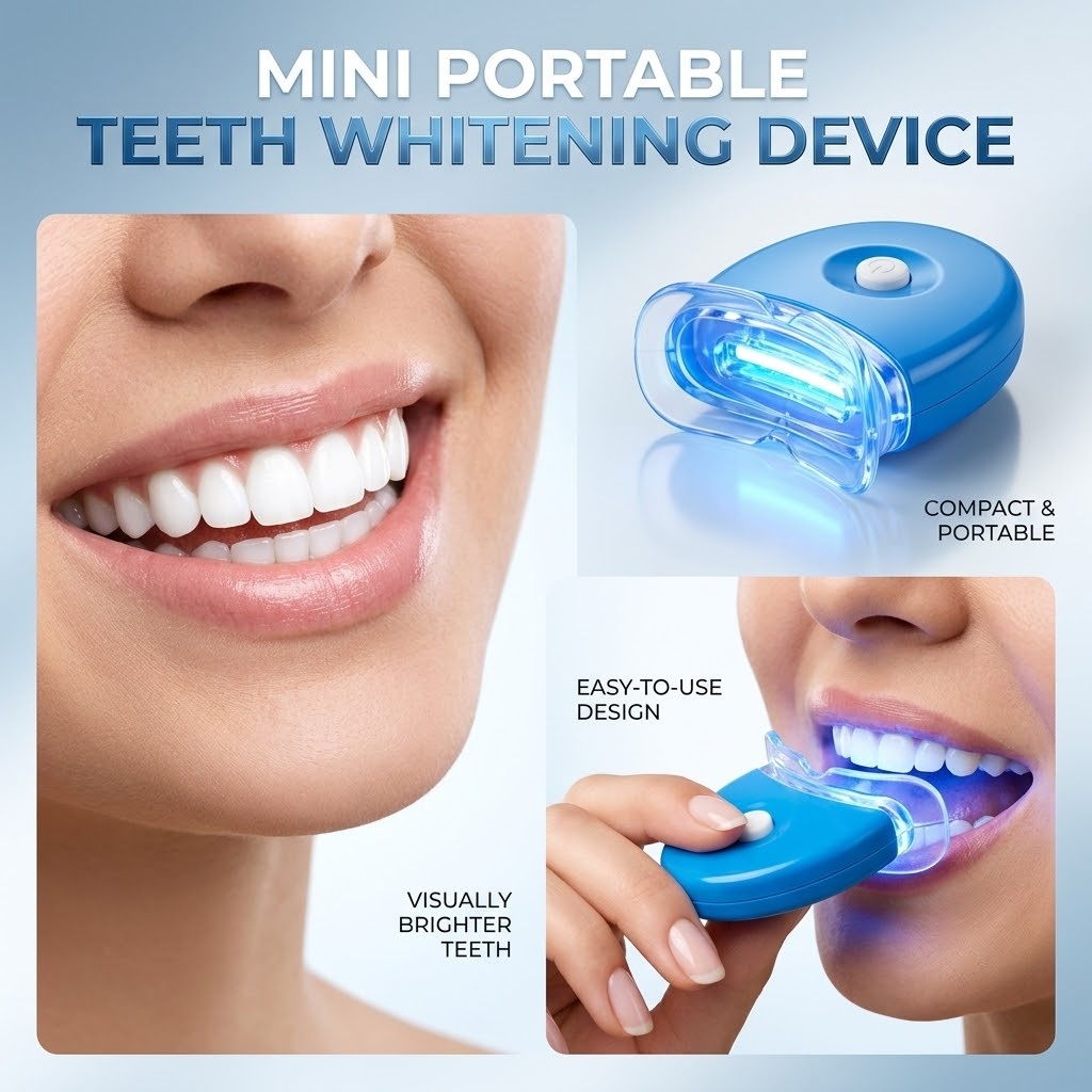 Wireless Cold LED Blue Light T - Teeth Whitening Kit At Home 评论和价格