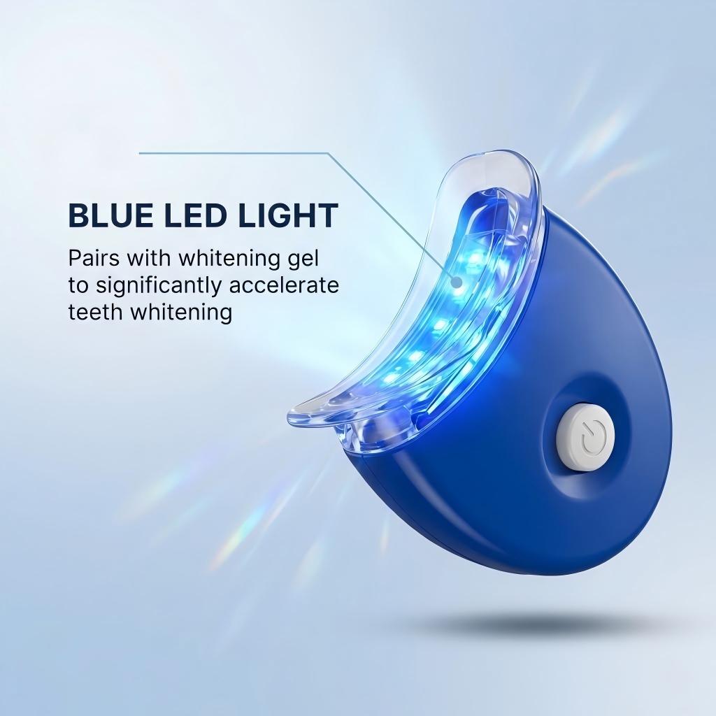 Wireless Cold LED Blue Light T - Teeth Whitening Kit At Home 评论和价格