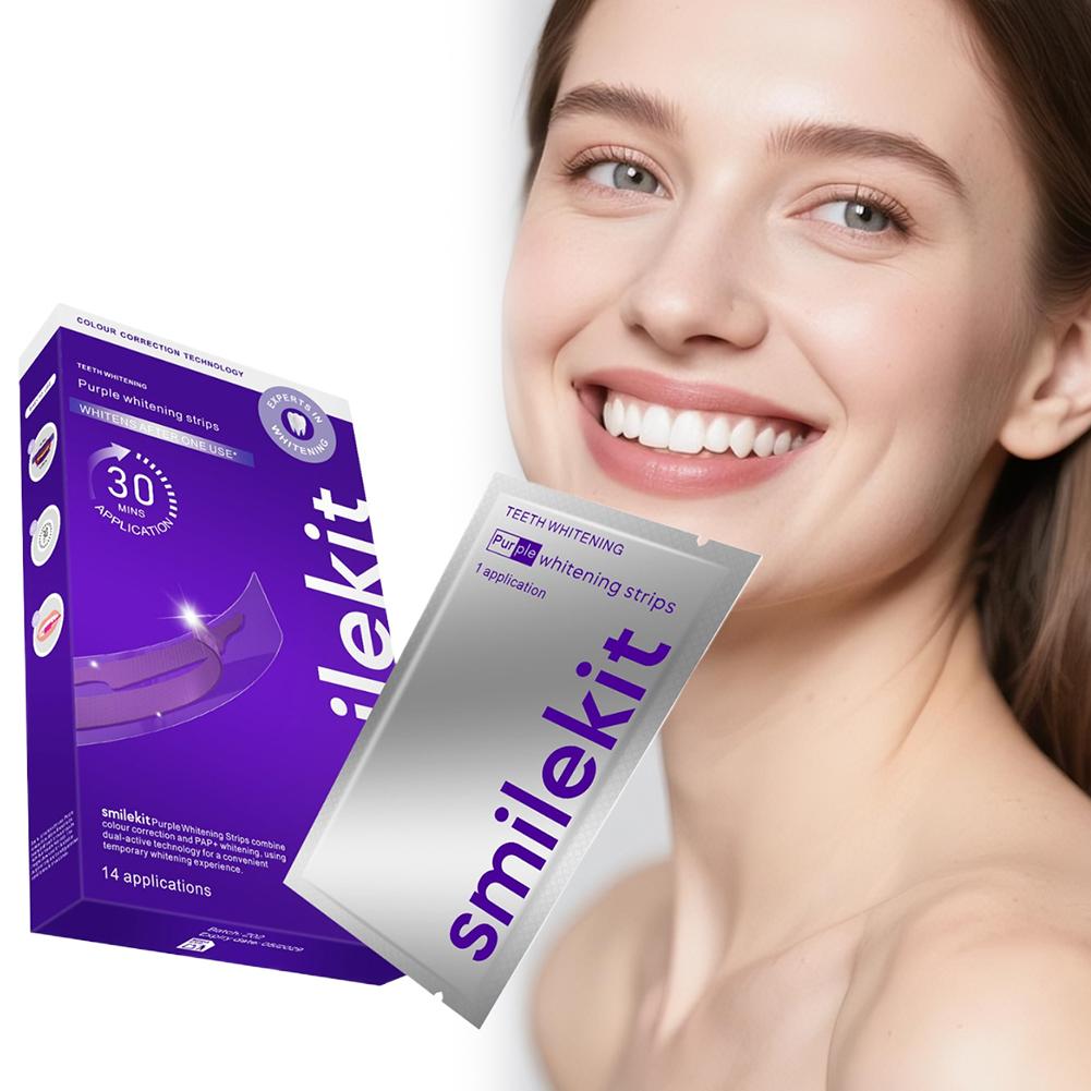 Smilekit Teeth Whitening Stri - Teeth Whitening Strips Permanent 评论和价格
