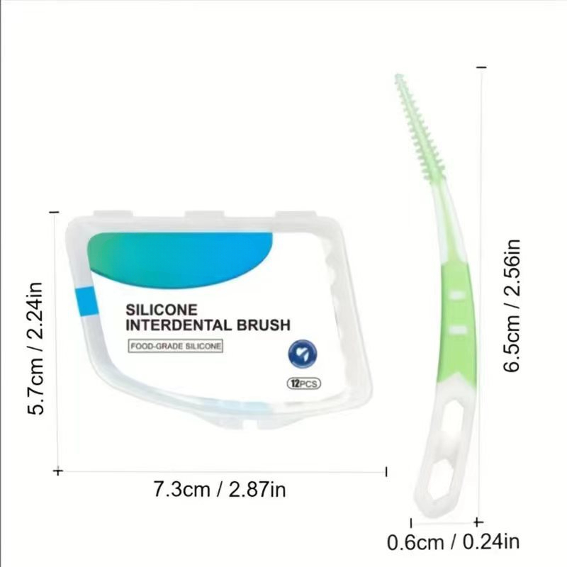 Silicone Interdental Tooth Bru - Teeth Whitening Gel 评论和价格