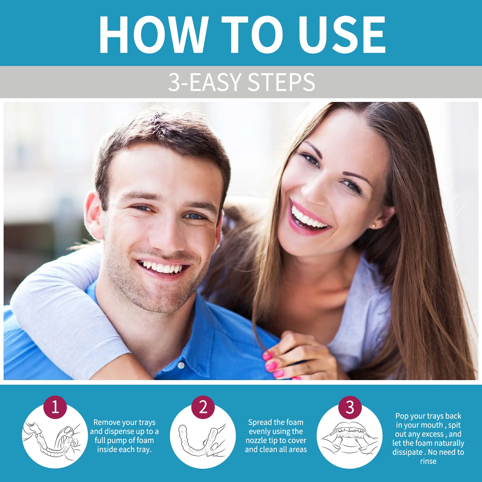Aligner Denture Cleaner Foam D - Teeth Whitening Treatment 评论和价格