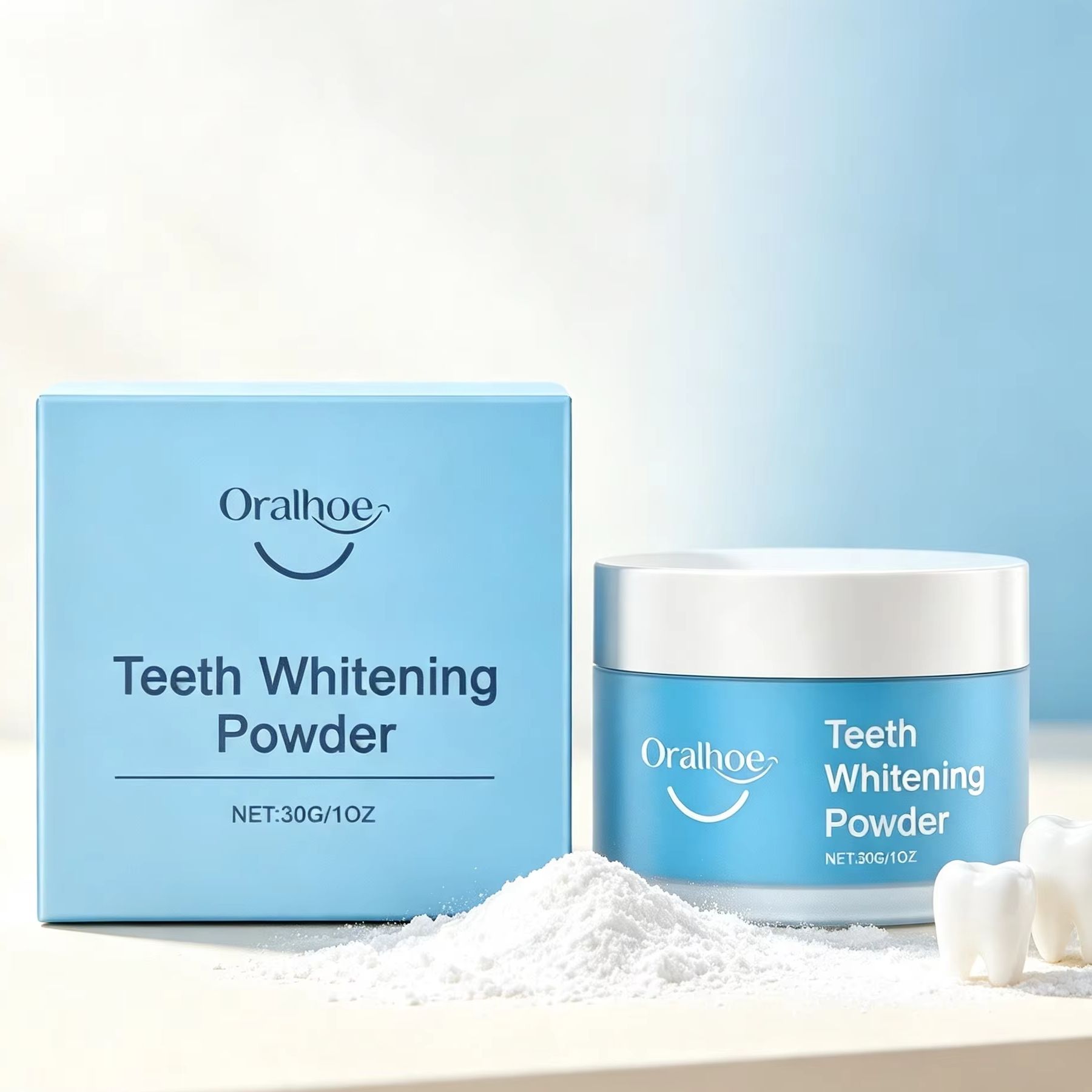 Oralhoe Tooth Powder for Brush - Teeth Whitening App 评论和价格