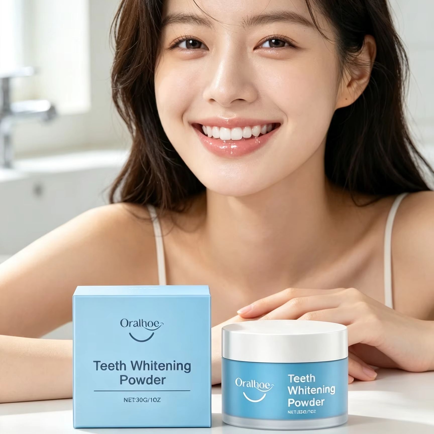 Oralhoe Tooth Powder for Brush - Teeth Whitening App 评论和价格