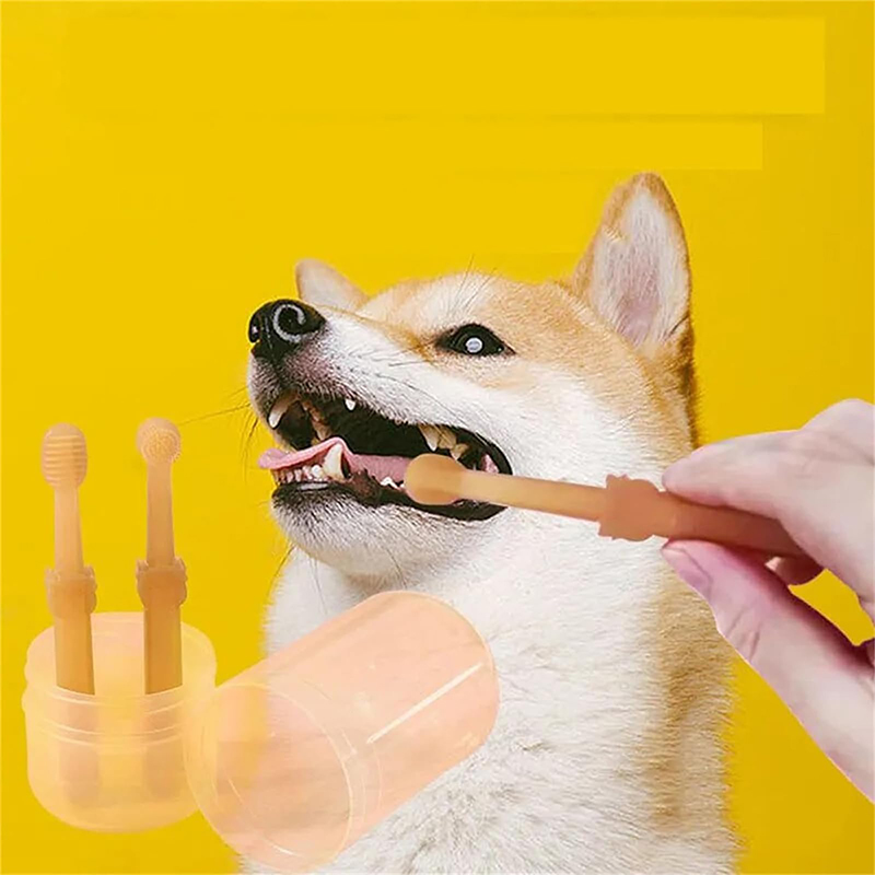 Teeth Whitening Dog Cat Silico - Teeth Whitening Toothbrush 评论和价格