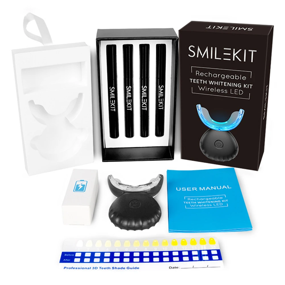 Dental Teeth Whitening Kit Min - Teeth Whitening Gel Peroxide 评论和价格