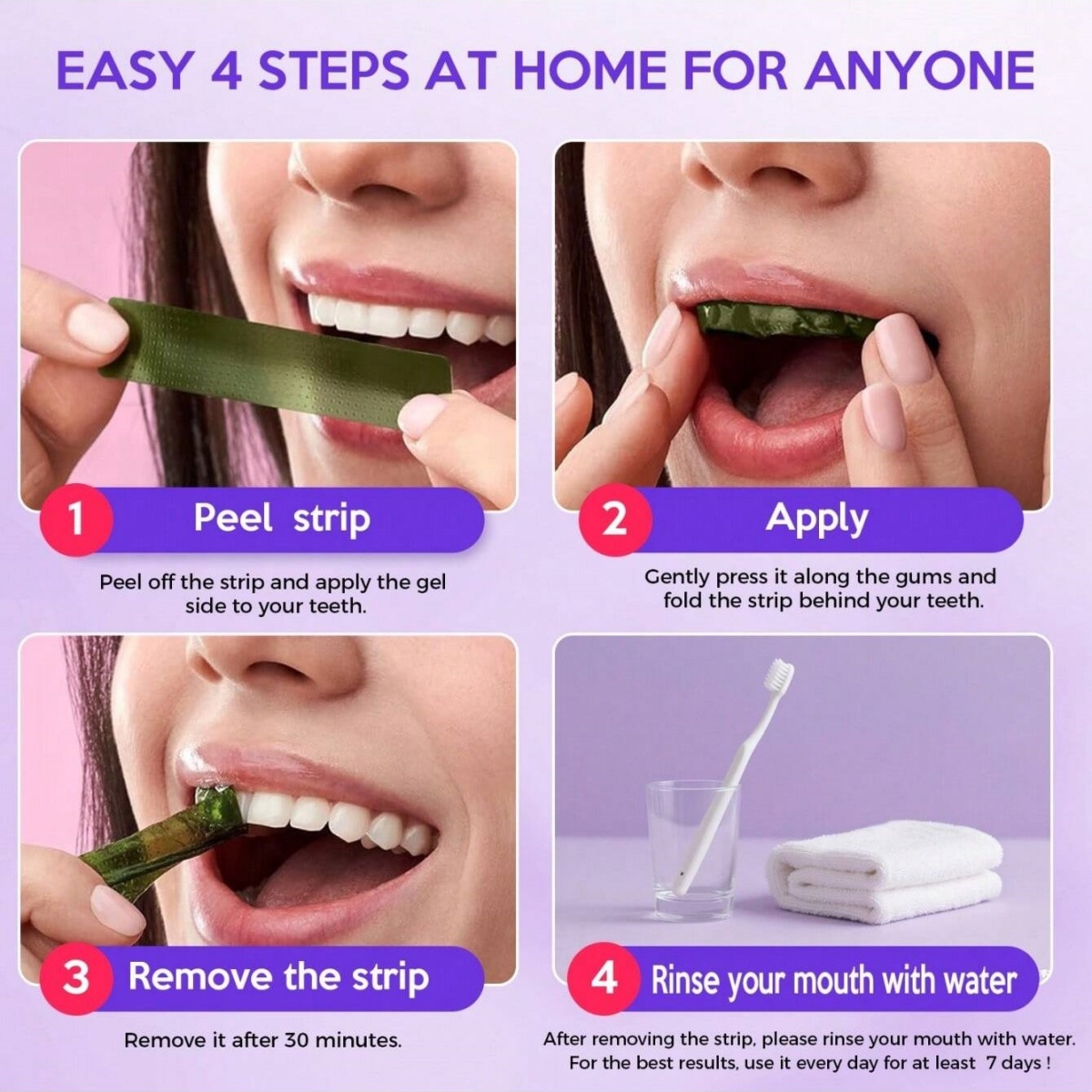 Deluxe Whitening Teeth Sticker - Teeth Whitening App 评论和价格