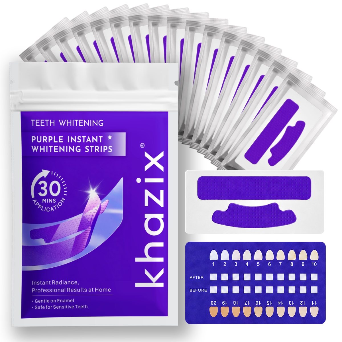 1/7 pairs Teeth Whitening Stri - Teeth Whitening Street 评论和价格