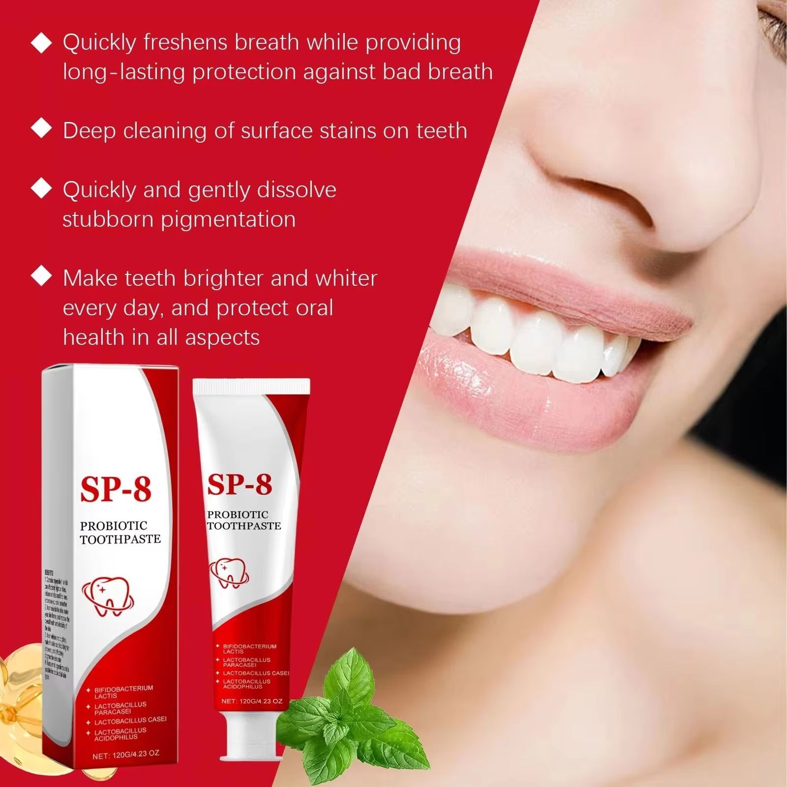 Sp 10 Probiotic Whitening Toot - Teeth Whitening Bleach 评论和价格