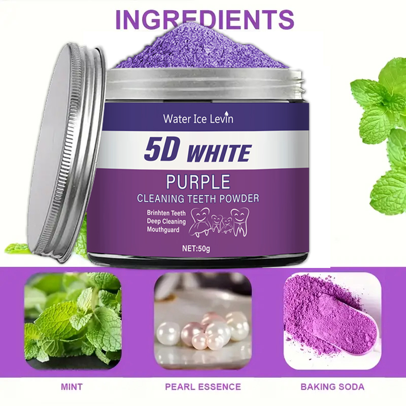 Purple Teeth Whitening Powder, - Teeth Whitening Co 评论和价格