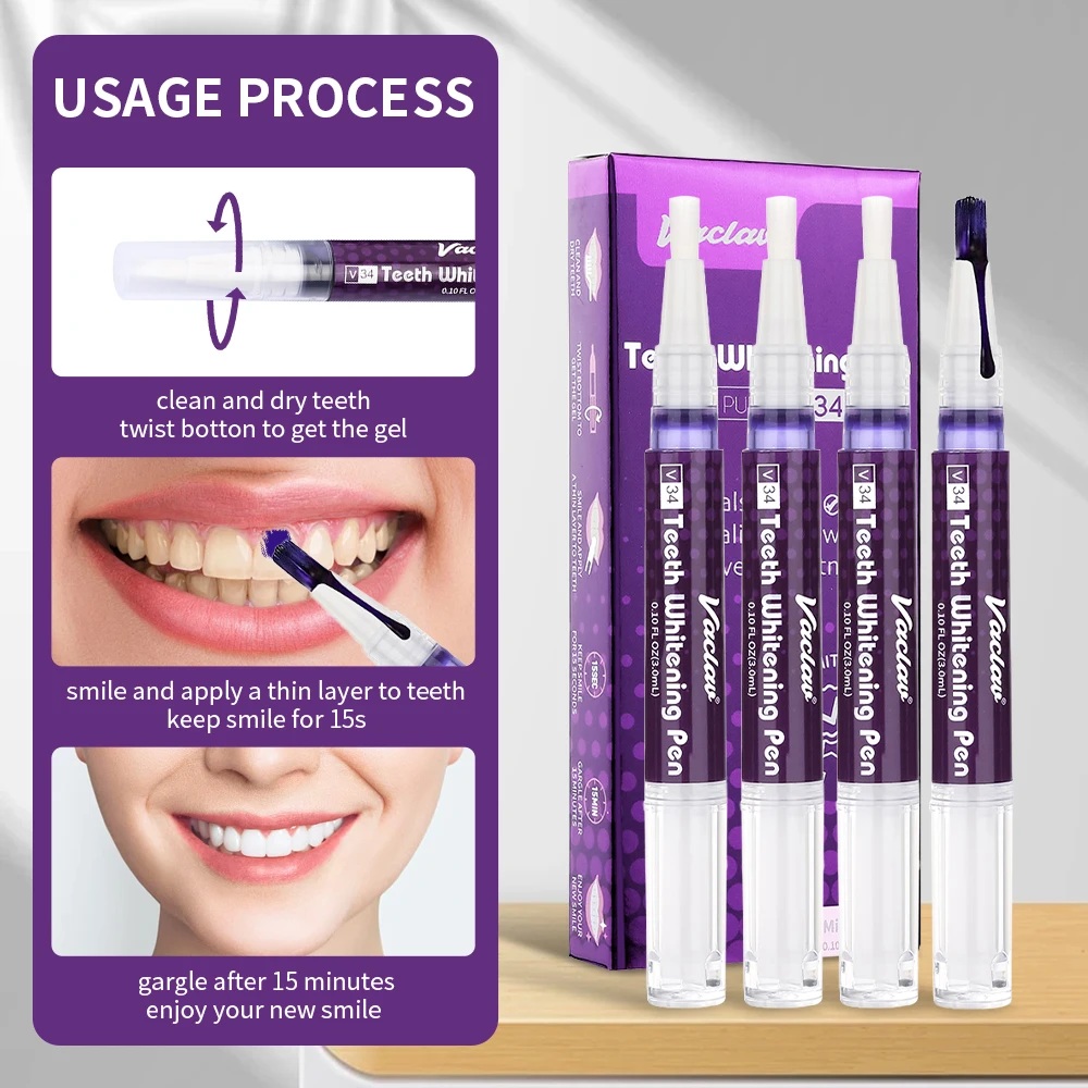 Vaclav V34 Purple teeth whiten - Teeth Whitening App 评论和价格