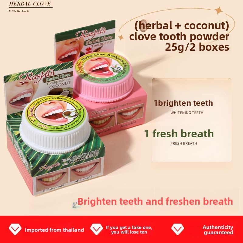 Thai Clove/coconut Tooth Powde - Teeth Whitening App 评论和价格